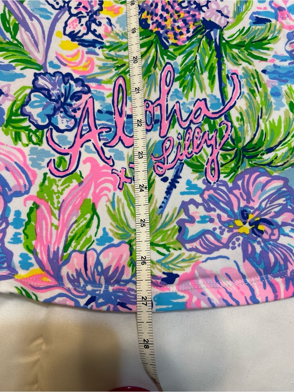 Lilly Pulitzer Tropical 'Aloha' Floral Panel in Pink, Green & Blue - Picture 7 of 8